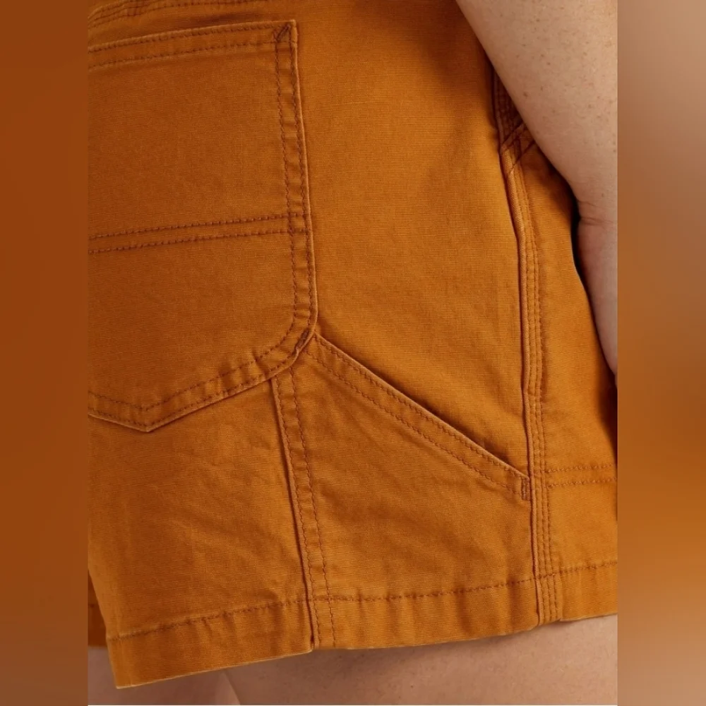 Women's Lee Legendary Carpenter‎ Shorts with Hammer Loop, Caramel, Size 18, NWT